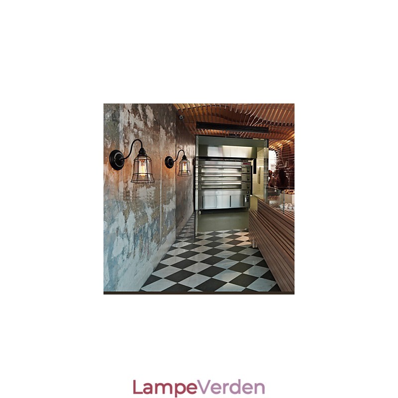 Væglamper Traditionel klassisk metal E27