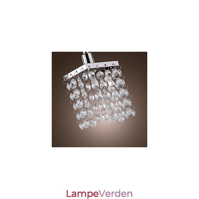 Linear Chandelier Island Light Crysal 3 Lights