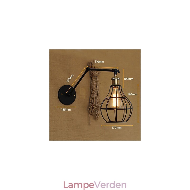 Væglamper Traditionel klassisk metal