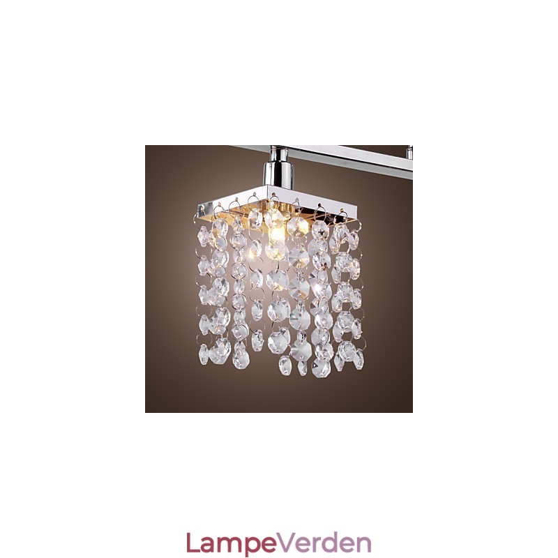 Linear Chandelier Island Light Crysal 3 Lights