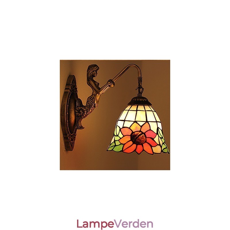 Europæisk kontrakteret landdistrikterne kreative smedejerns væglampe lys