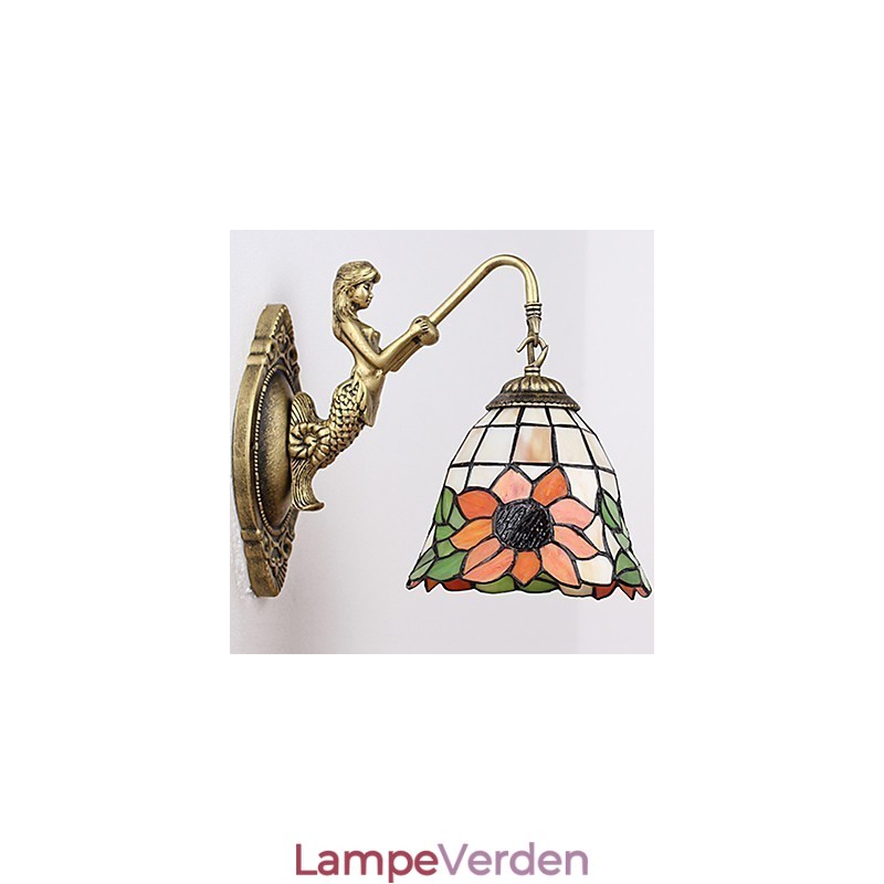 Europæisk kontrakteret landdistrikterne kreative smedejerns væglampe lys