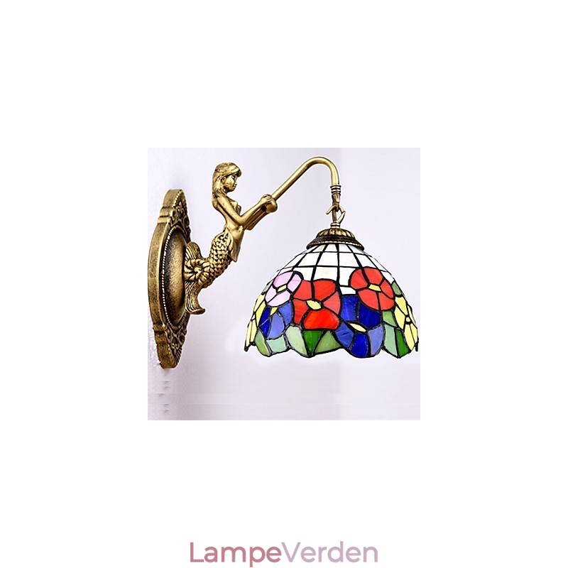 Europæisk kontrakteret landdistrikterne kreative smedejerns væglampe lys