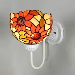 Solsikke Klassisk Luksus Villa Klubhus Væglampe Dekoration Art Lights
