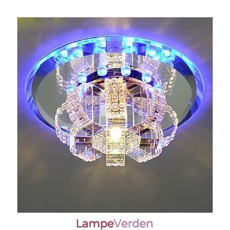Krystal Loftslampe Spotlight SMD 3W Creative Lamp Absorber Kuppellys Krystal Loftslampe Spotlight SMD 3W Creative Lamp Absorber Kuppellys