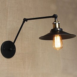 Kreativ nostalgisk retro lang arm af industriel type Foldebar væg