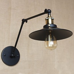 Kreativ nostalgisk retro lang arm af industriel type Foldebar væg
