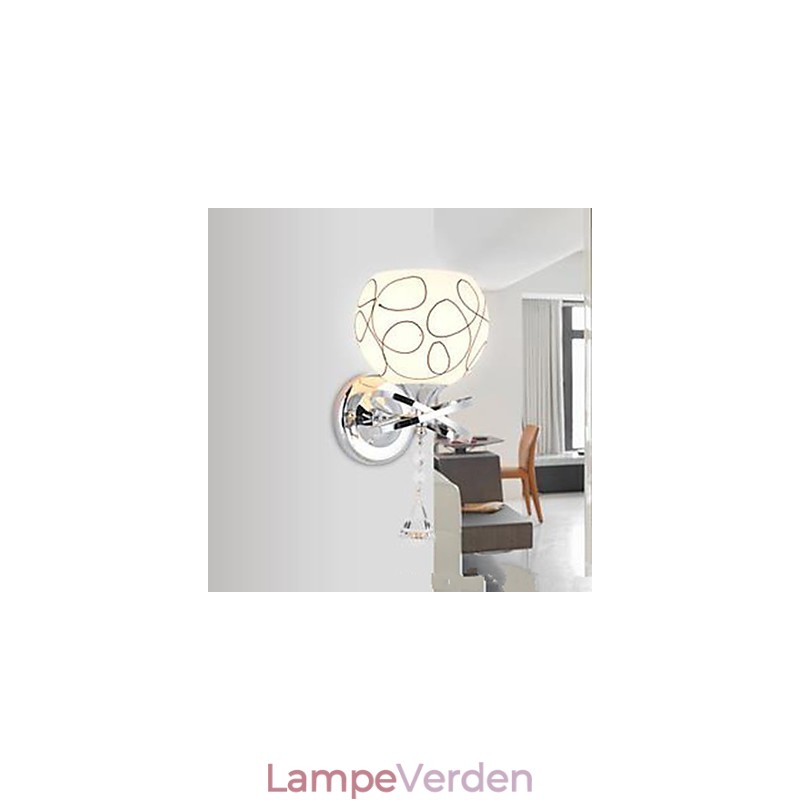 Enkeltende væglampe Væglampe af hovedet på en seng Stuen Soveværelset