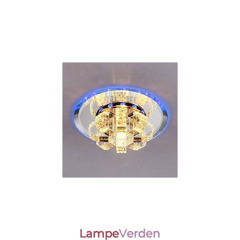 Krystal Loftslampe Spotlight SMD 3W Creative Lamp Absorber Kuppellys