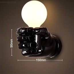 European Wall Right Hand Creative Retro Fist Væglampe Lights