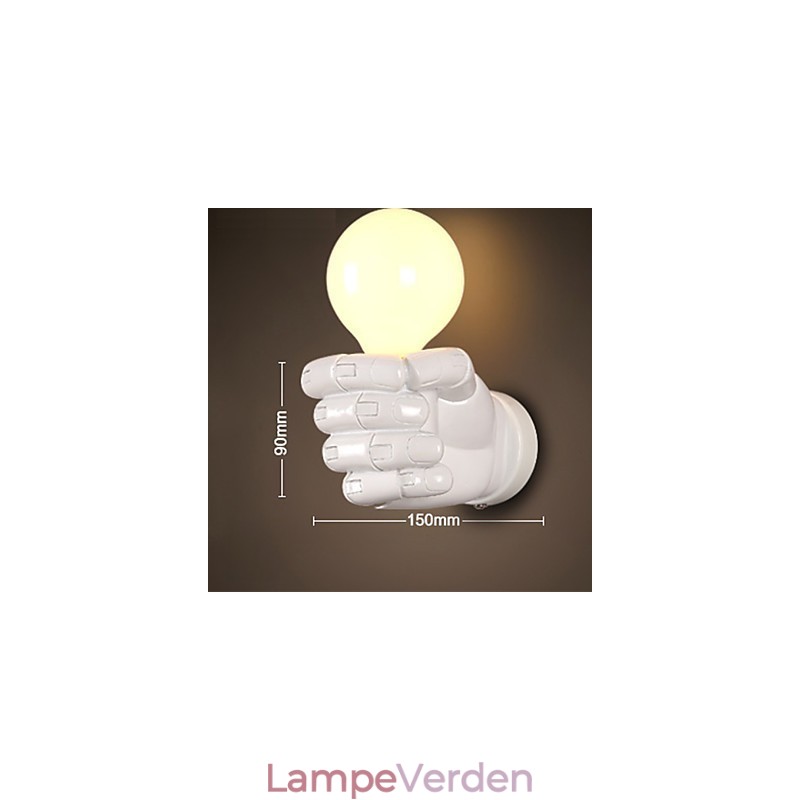 European Wall Right Hand Creative Retro Fist Væglampe Lights