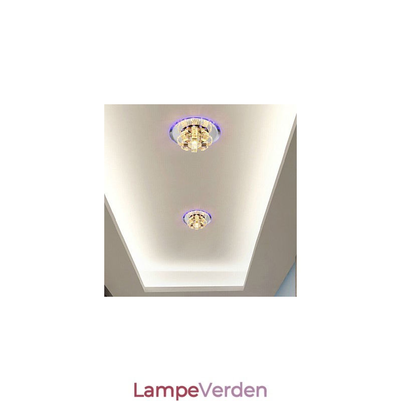 Krystal Loftslampe Spotlight SMD 3W Creative Lamp Absorber Kuppellys