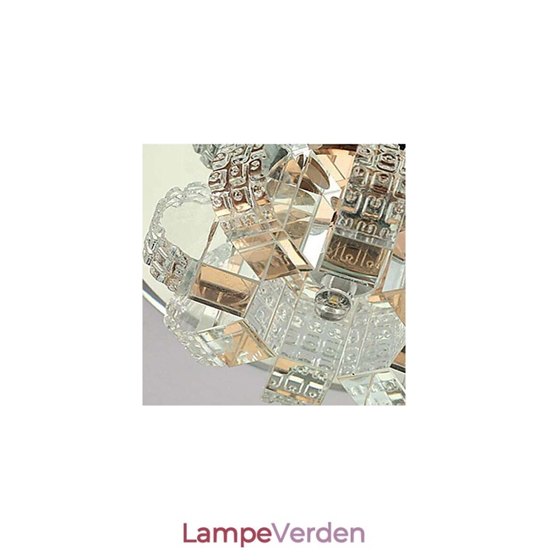 Krystal Loftslampe Spotlight SMD 3W Creative Lamp Absorber Kuppellys