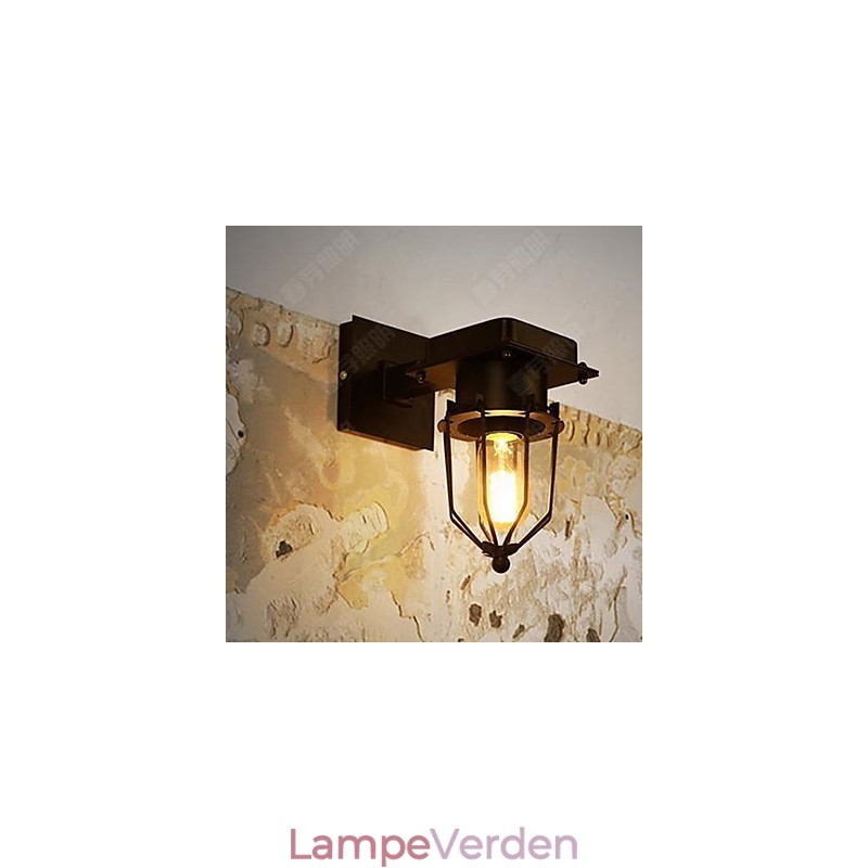 Loft Industriel Retro Væglampe med enkelt hoved