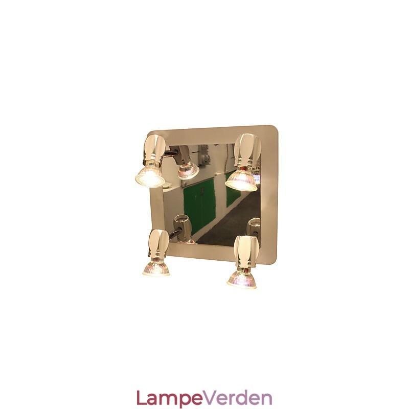 Moderne krom væglamper Badeværelseslamper med 4 lys