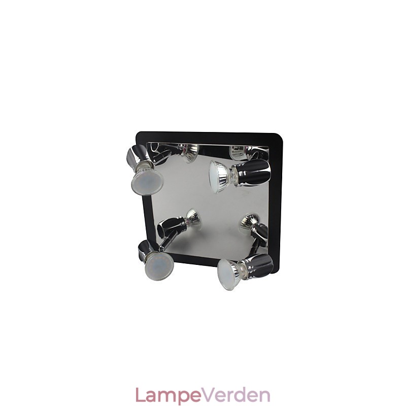 Moderne sorte væglamper Badeværelseslamper med 4 lys