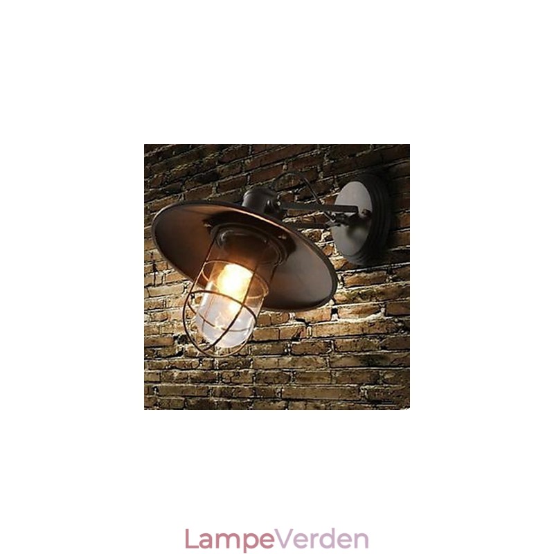 American Country Personality Contracted Style Warehouse Cage Væglampe