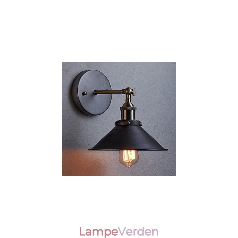 Industriel Vintage Edison Enkelhed 1 Lys Vægmontering Spisestue Study Room Kontor Gang Metal Væg Sconce