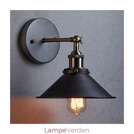 Industriel Vintage Edison Enkelhed 1 Lys Vægmontering Spisestue Study Room Kontor Gang Metal Væg Sconce Industriel Vintage Edison Enkelhed 1 Lys Vægmontering Spisestue Study Room Kontor Gang Metal Væg Sconce