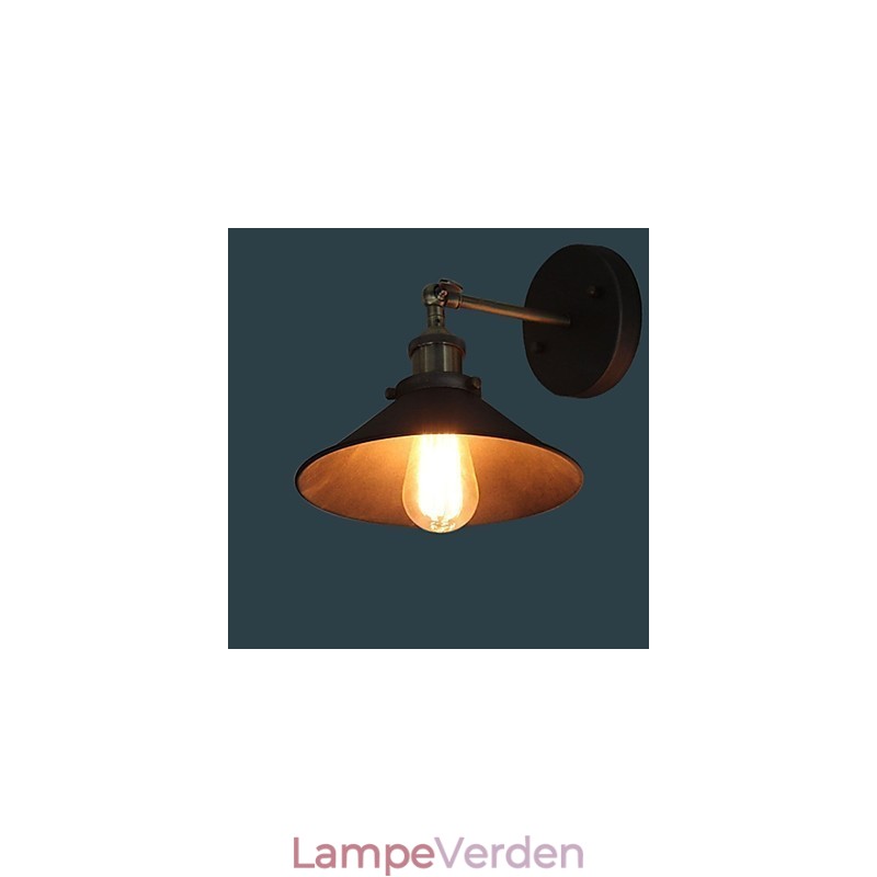 Industriel Vintage Edison Enkelhed 1 Lys Vægmontering Spisestue Study Room Kontor Gang Metal Væg Sconce