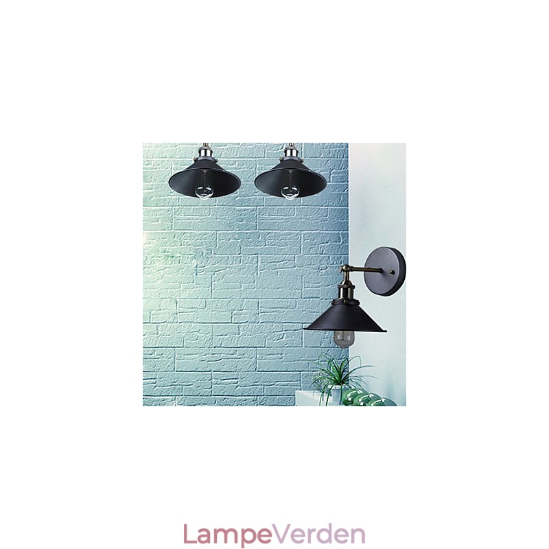 Industriel Vintage Edison Enkelhed 1 Lys Vægmontering Spisestue Study Room Kontor Gang Metal Væg Sconce