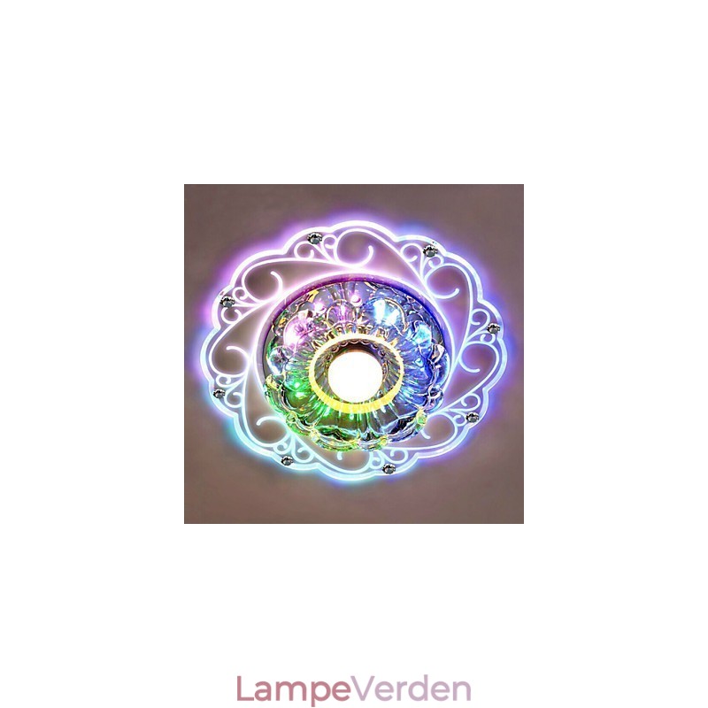 Krystal Loftslampe Spotlight SMD 3W Creative Lampe Rør Lys Farverig Farve Kuppel Lys