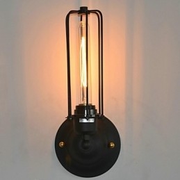 American Vintage jern væglampe