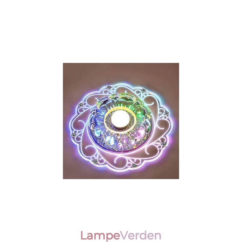 Krystal Loftslampe Spotlight SMD 3W Creative Lampe Rør Lys Farverig Farve Kuppel Lys