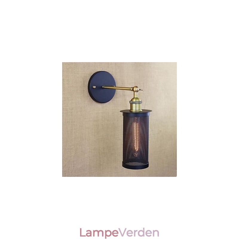 Væglampe Smedejern Med Jern Net