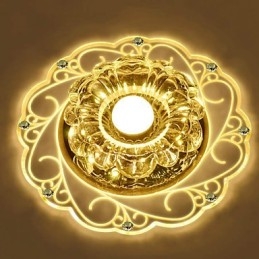 Krystal Loftslampe Spotlight SMD 3W Creative Lampe Rør Lys Farverig Farve Kuppel Lys