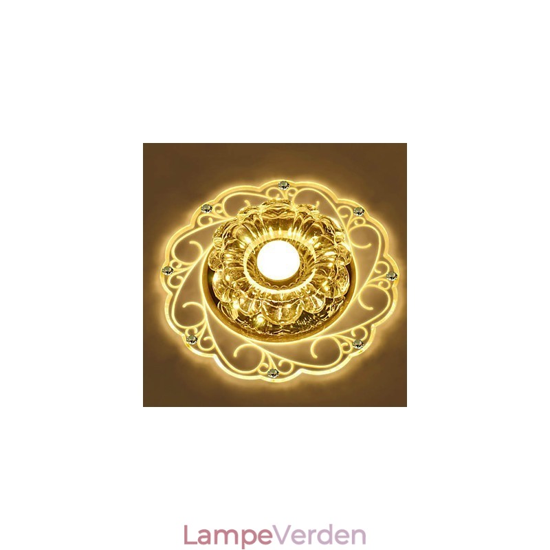 Krystal Loftslampe Spotlight SMD 3W Creative Lampe Rør Lys Farverig Farve Kuppel Lys