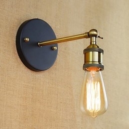 Amerikansk Bar Cafe Restaurant Sengekant Minimalistisk Gang Iron Wall Sconce