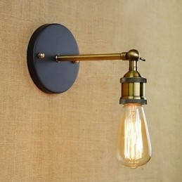 Amerikansk Bar Cafe Restaurant Sengekant Minimalistisk Gang Iron Wall Sconce