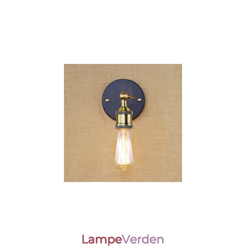 Amerikansk Bar Cafe Restaurant Sengekant Minimalistisk Gang Iron Wall Sconce