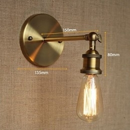 American Vintage Bronze Retro Moderne Fornemt Restaurant Bar Cafe Te Natklubber Iron Wall