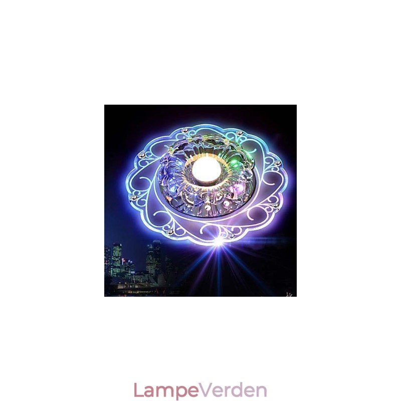 Krystal Loftslampe Spotlight SMD 3W Creative Lampe Rør Lys Farverig Farve Kuppel Lys