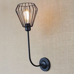 American Country Creative Iron Albue Antik enkelt hovedlampe sengekant