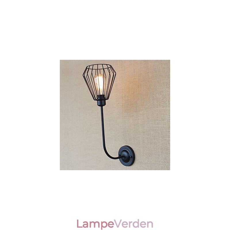 American Country Creative Iron Albue Antik enkelt hovedlampe sengekant