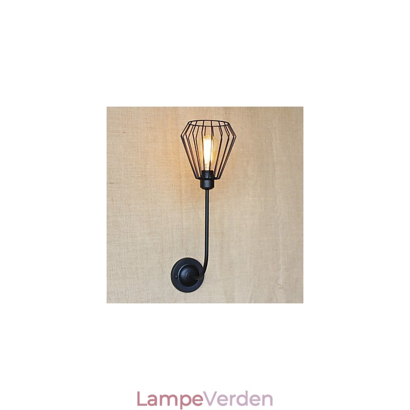 American Country Creative Iron Albue Antik enkelt hovedlampe sengekant