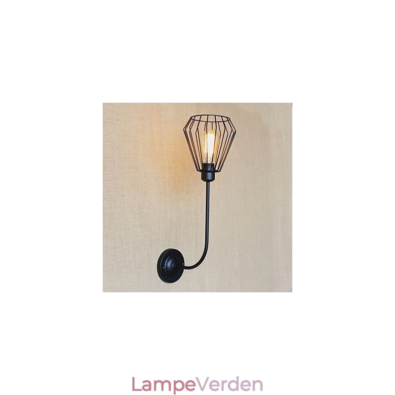 American Country Creative Iron Albue Antik enkelt hovedlampe sengekant