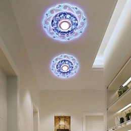 Krystal Loftslampe Spotlight SMD 3W Creative Lampe Rør Lys Farverig Farve Kuppel Lys