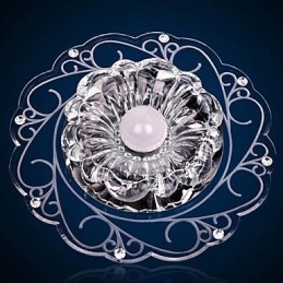 Krystal Loftslampe Spotlight SMD 3W Creative Lampe Rør Lys Farverig Farve Kuppel Lys