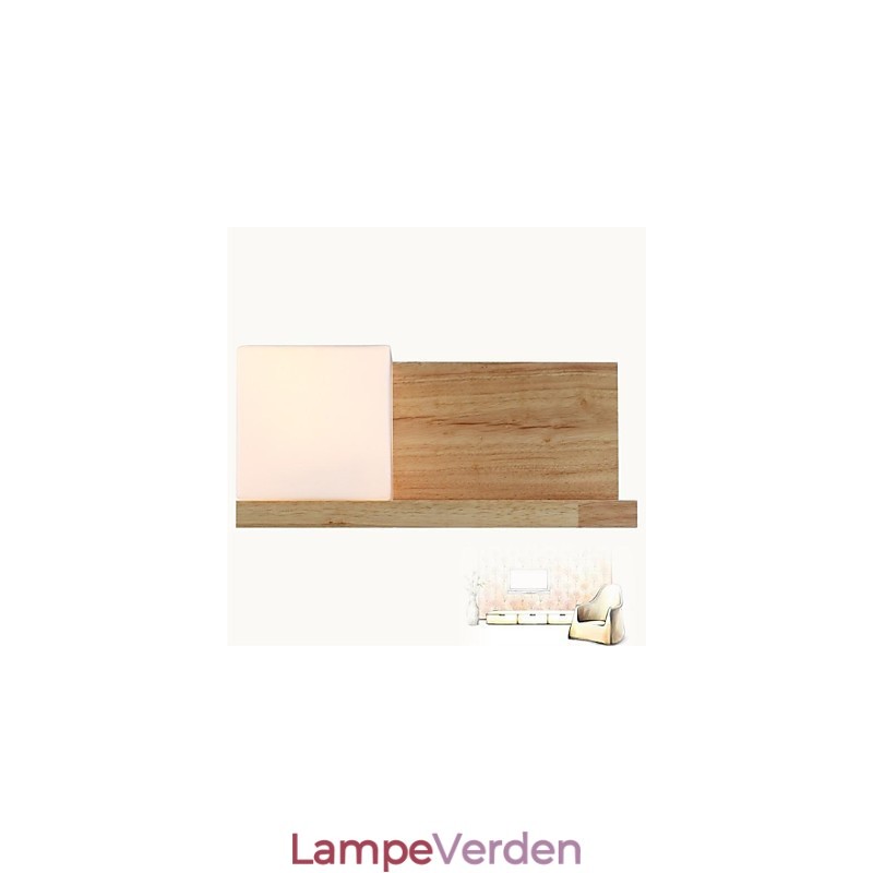 Væglampe One Light og Glas