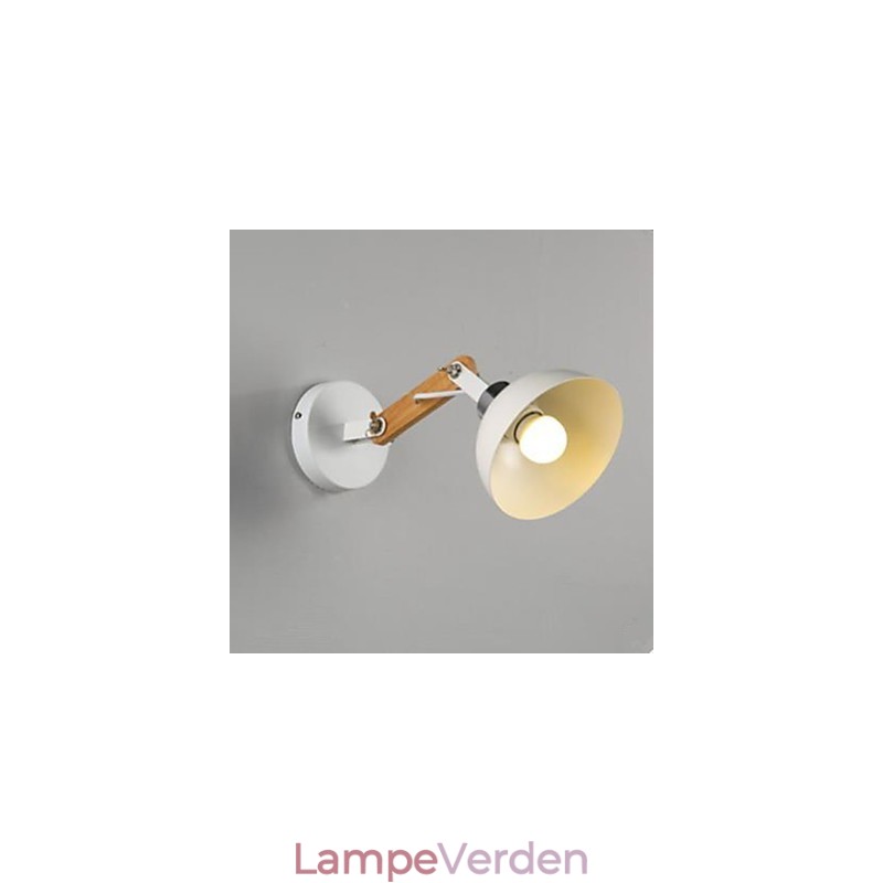 American Creative Massivt Træ Soveværelse Gang Trapper Lampe Lampe Væglampe af hovedet på en seng