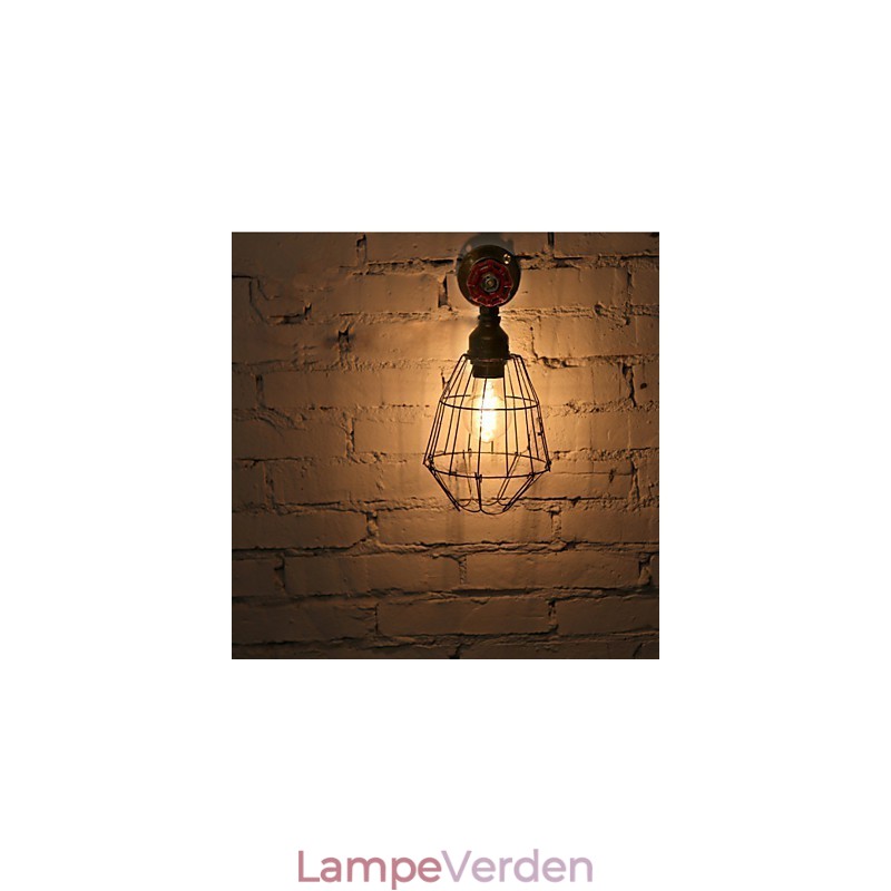 Vintage Industrielle Vandrør Væglamper Loft Edison Light til Bar Restaurant Vægarmaturer Belysning