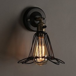 American Country Loft Restoring Ancient Ways Væglampe Smedejernsvæglampe Light