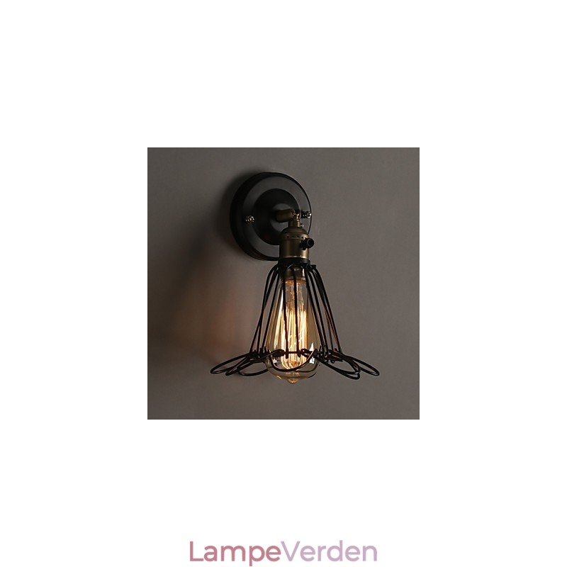 American Country Loft Restoring Ancient Ways Væglampe Smedejernsvæglampe Light