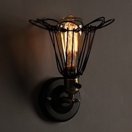 American Country Loft Restoring Ancient Ways Væglampe Smedejernsvæglampe Light