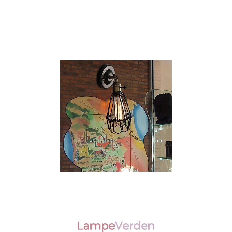American Country Loft Restoring Ancient Ways Væglampe Smedejernsvæglampe Light