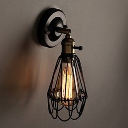 American Country Loft Restoring Ancient Ways Væglampe Smedejernsvæglampe Light